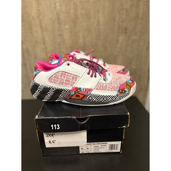 NEW 8.5m/9.5w - Adidas Agent Gil Restomod - Pink/Black/White, - Picture 2 of 5